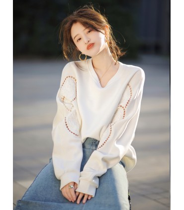 Wandelende babytrui losse en eenvoudige vrijetijdstrui 