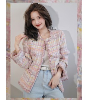 Champs Elysees Fashion Tweed Coat 