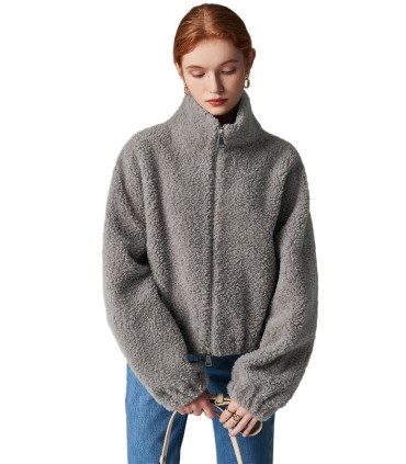 Short Sheep Shearing Casual Jacket