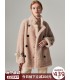 Sheep shearling double-row thick jacket