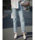 Turkish jeans loose drape straight-leg pants 