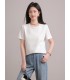 T-shirt shopping chemise ample de style minimaliste 