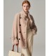 Sheep shearling double-row thick jacket