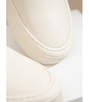 All-match leather and rubber-soled casual shoes