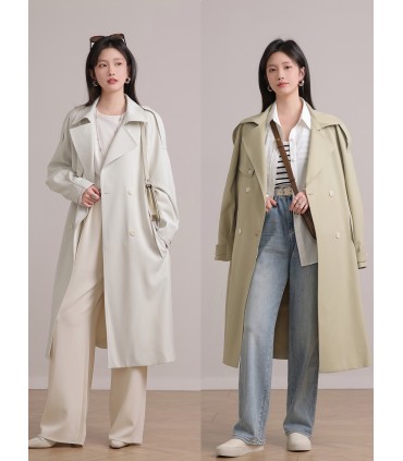 Gabardina suelta de alta calidad de Wang Zhe 