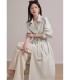 Wang Zhes windbreakerloser hochwertiger Trenchcoat 