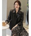 Locomotive goddess leather jacket retro casual leather 