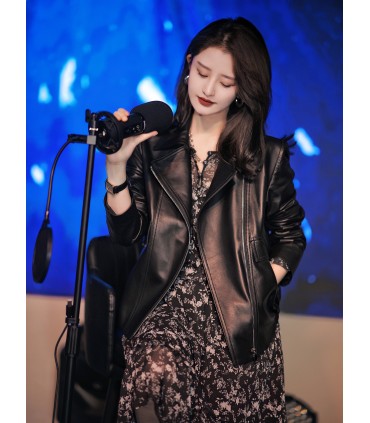 Lokomotif tanrıça deri ceket retro rahat deri 