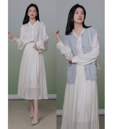 Kemeja Sisilia Kemeja Kerah Longgar 