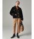 Sheep shearling short Korean Haining jacket