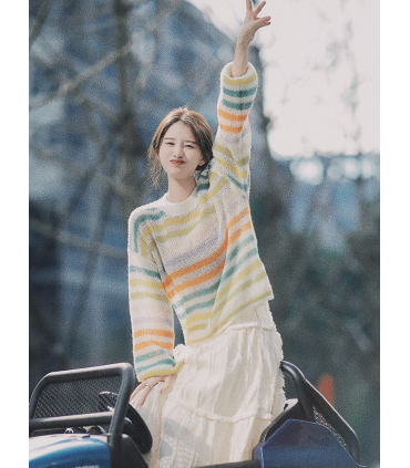 Spódnica z frędzlami Luźna temperamentowa spódnica tortowa 