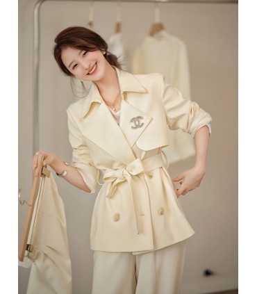 Trench-coat mode coupe-vent minimaliste 