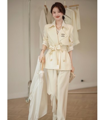 Trench-coat mode coupe-vent minimaliste 