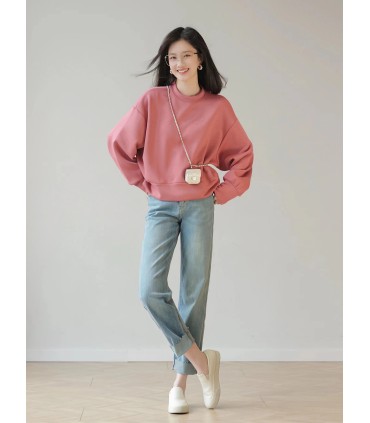 Pitaya Sweatshirt Loose Gentle Wind Sweatshirt
