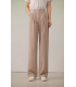 Cigarette trousers loose drape casual floor trousers