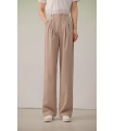 Cigarette trousers loose drape casual floor trousers 