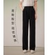 Cigarette trousers loose drape casual floor trousers