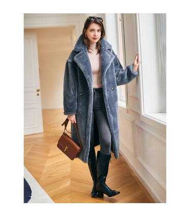 Sheep shearling teddy bear suit