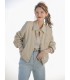 Jaket kulit Dove jaket kulit gaya minimalis retro