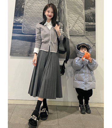 불규칙 스커트 패션 레이어드 A라인 스커트 