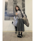 イレギュラースカート ファッション レイヤード Aラインスカート 