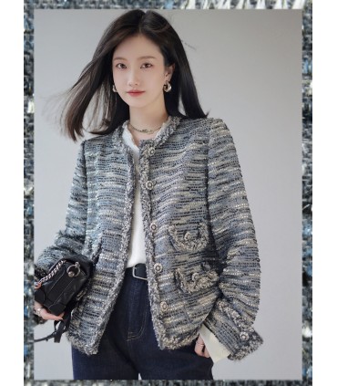 Jaket Tweed Premium Bunga Api Manusia