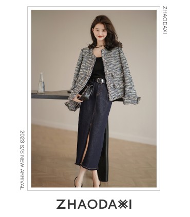 Jaket Tweed Premium Bunga Api Manusia