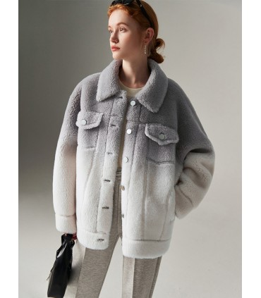 Chaqueta degradada de esquileo de oveja