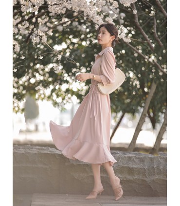 Private Dress Casual Fashion Shirt Dress 