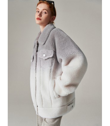 Chaqueta degradada de esquileo de oveja