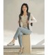 Silke Cashmere Spring Cardigan Lazy V-neck Cardigan