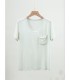 Linen Poket Rajutan Lengan Pendek