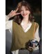 Comfortable temperament vest V-neck new autumn sleeveless top