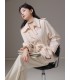Jaket windbreaker pendek tiga dimensi atas bumbung
