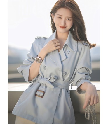 Jaket windbreaker pendek tiga dimensi atas bumbung