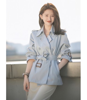 Jaket windbreaker pendek tiga dimensi atas bumbung
