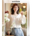 Daydream silk top loose minimalist style t-shirt 