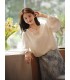 Daydream silk top loose minimalist style t-shirt