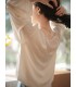 Daydream silk top loose minimalist style t-shirt