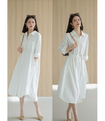 Skirt pagi pakaian baju ringkas fesyen longgar 