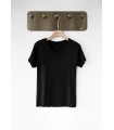 T-shirt in seta T-shirt girocollo a maniche corte 