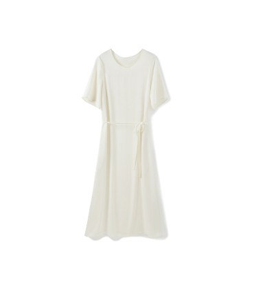 Matowy octan wersja H Smukła sukienka na co dzień 