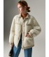 Sheep shearling short Korean style jacket