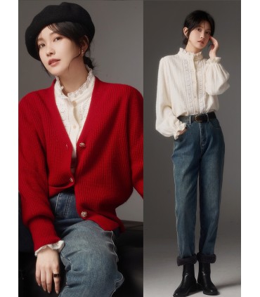 Áo Sơ Mi Rỗng Nữ Hoạ Tiết Áo 