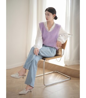 Weiche Strickweste Lazy Art Vest 