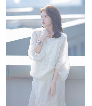 Weiche Strickweste Lazy Art Vest