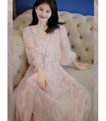 Spring Tribute Fashion Gentle Tea Dress 