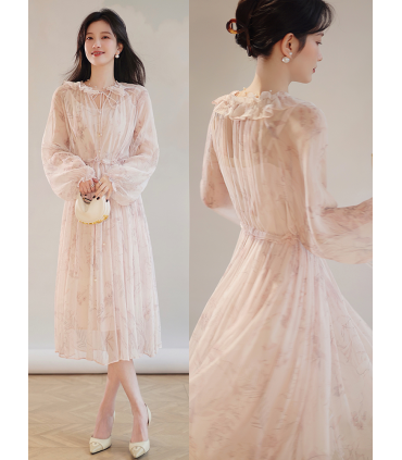 Spring Tribute Fashion Gentle Tea Dress 