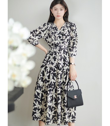 Maple Leaf Dress Gentle Wind Tea Break 