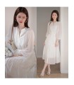 Moonlight Love Letter Retro Elegant Slim Cake Dress 